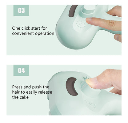 Steam Massage Pet Brush - Safe Round Head with Spray Hair Removal - Bascora