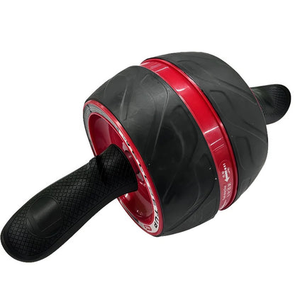 Black and red ab roller on a white background