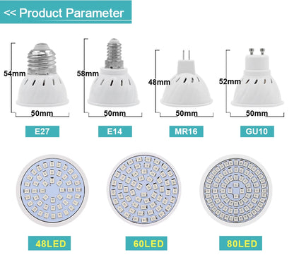 LED Grow Bulb - Full Spectrum Plant Growth Light - Bascora