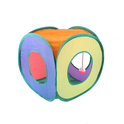 Foldable Cat Tunnel - Indoor Fun