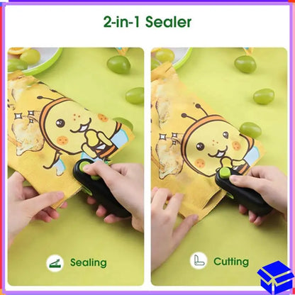 Reliable Mini Bag Sealer - Rechargeable Vacuum Sealing Machine - Bascora