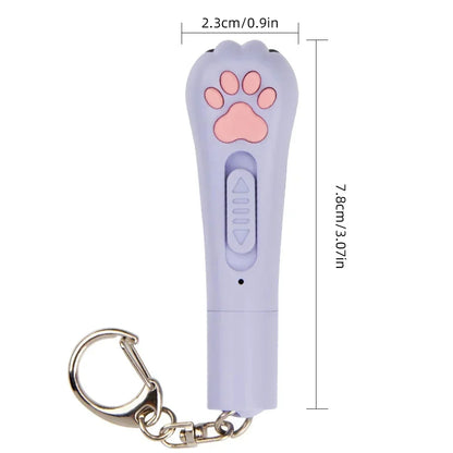 3-in-1 Cat Laser Toy - Interactive USB Rechargeable - Bascora