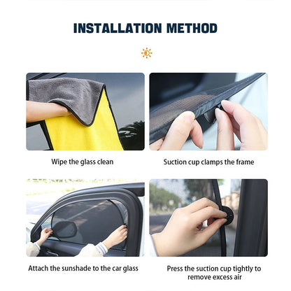 Car Sun Shade UV Protection - Bascora