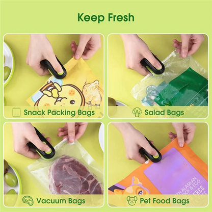 Reliable Mini Bag Sealer - Rechargeable Vacuum Sealing Machine - Bascora