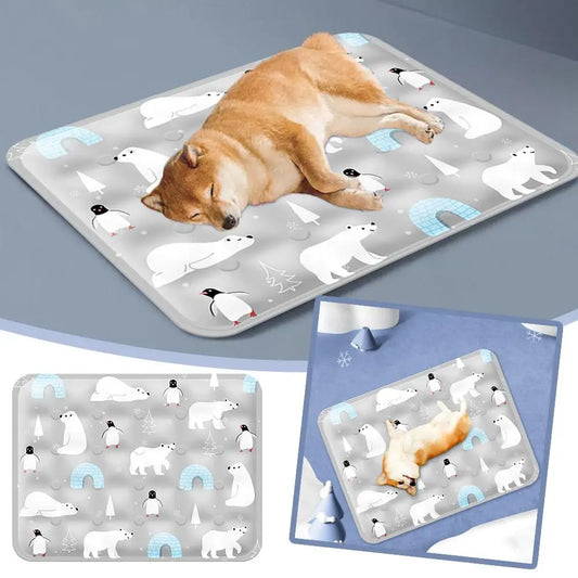 Pet Cooling Mat - Gel Ice Pad for Dogs & Cats