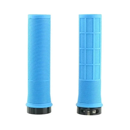 TPR Bicycle Grips - Aluminum Alloy Lock-On Handlebar - Bascora