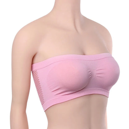 Women's Seamless Strapless Chest Wraps - High Elastic Tube Top - Bascora