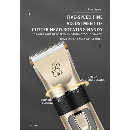 Professional Metal Pet Clipper - Heavy Duty Design - Bascora