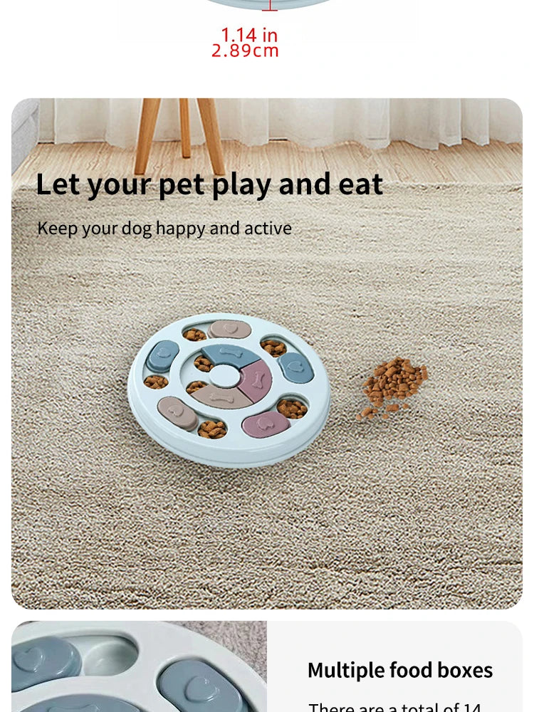 Jouet éducatif pour animaux de compagnie - Distributeur interactif de dressage pour chiens