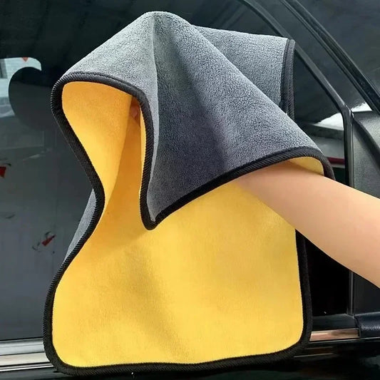 Toallas de microfibra para limpieza de autos - Juego de paños para el hogar y el auto