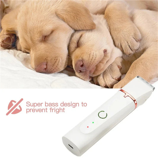 4-in-1 Pet Grooming Kit - Complete Trimmer & Nail Care Set