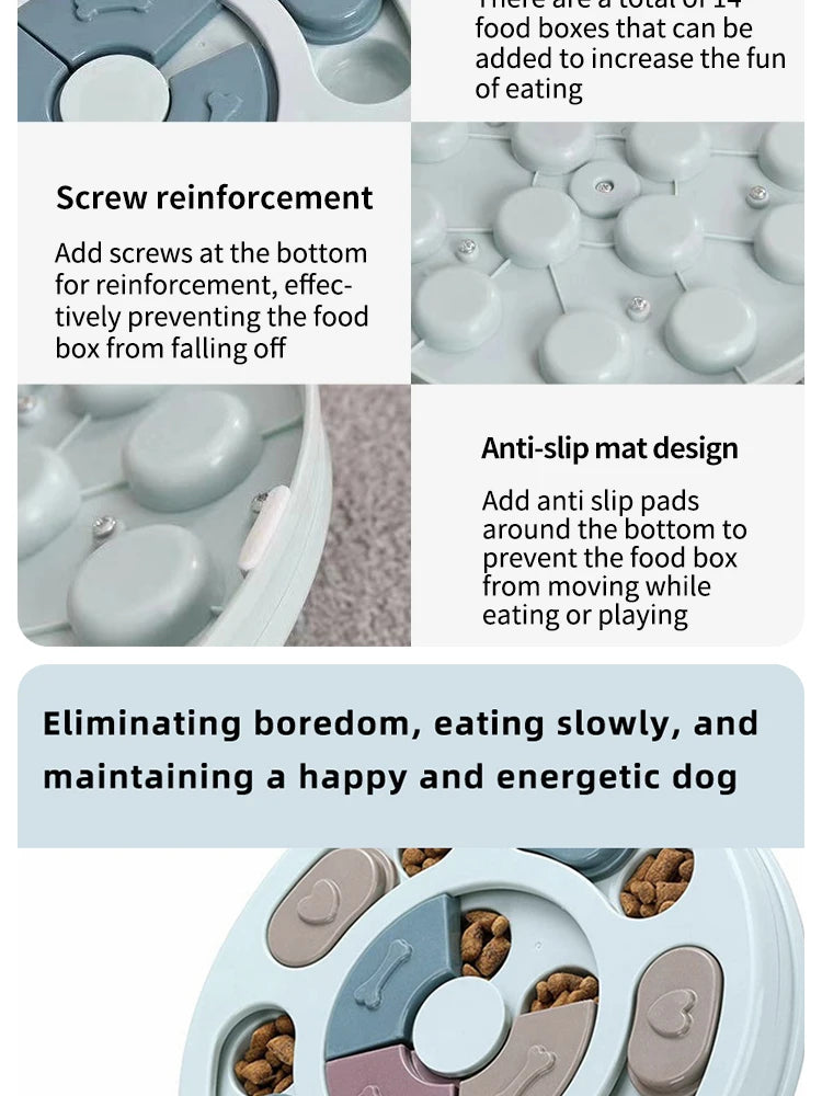 Jouet éducatif pour animaux de compagnie - Distributeur interactif de dressage pour chiens