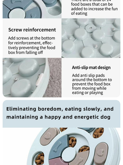 Educational Pet Feeder Toy - Interactive Dog Training Dispenser - Bascora