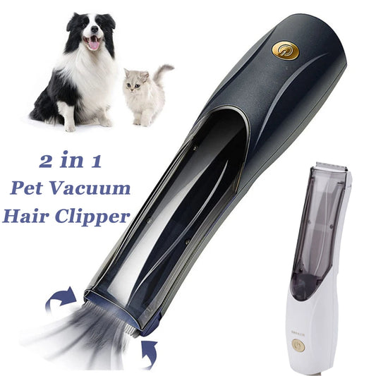 Tondeuse à aspirateur pour animaux de compagnie - Toilettage sans dégâts grâce à l'aspiration