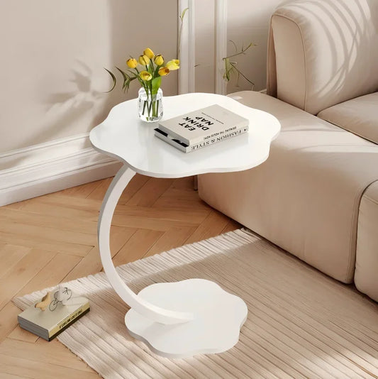 Light Luxury Round Side Table - Modern Metal Coffee Table