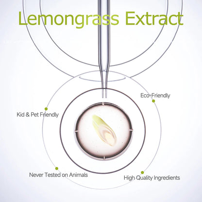 Lemongrass Essential Oil - Hair & Skin Care Massage Treatment - Bascora