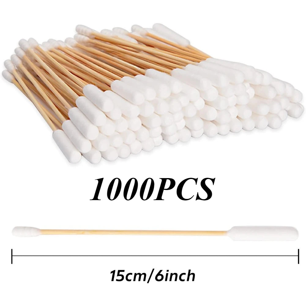 Tampons nettoyants pour oreilles d'animaux - 50/100/300/500/900/1000 pièces