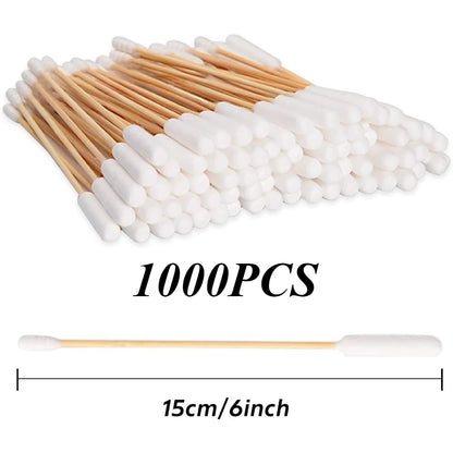 Pet Ear Cleaning Swabs - 50/100/300/500/900/1000pcs - Bascora