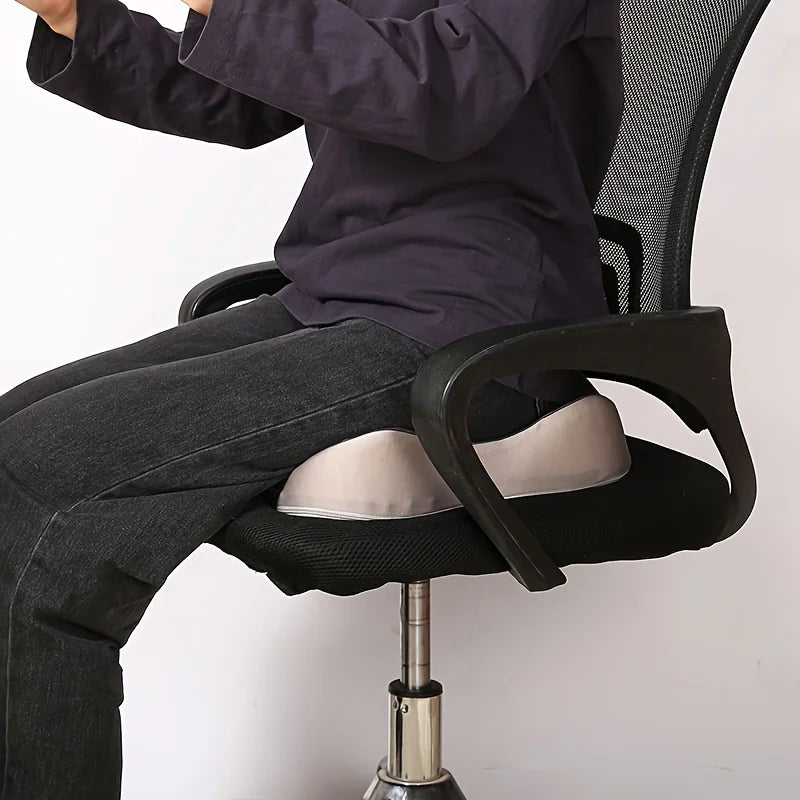 Memory Foam Seat Cushion - 3D Ergonomic Support for Car & Office