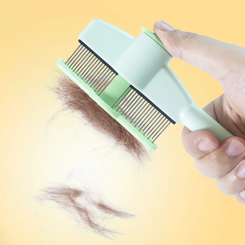 Cepillo de masaje para el cuidado de gatos - Diseño profesional de nudo abierto