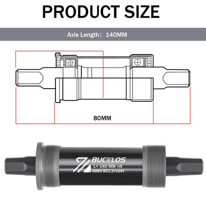 Bike Bottom Bracket - BSA BB68 Sealed Bearing Square Threaded - Bascora