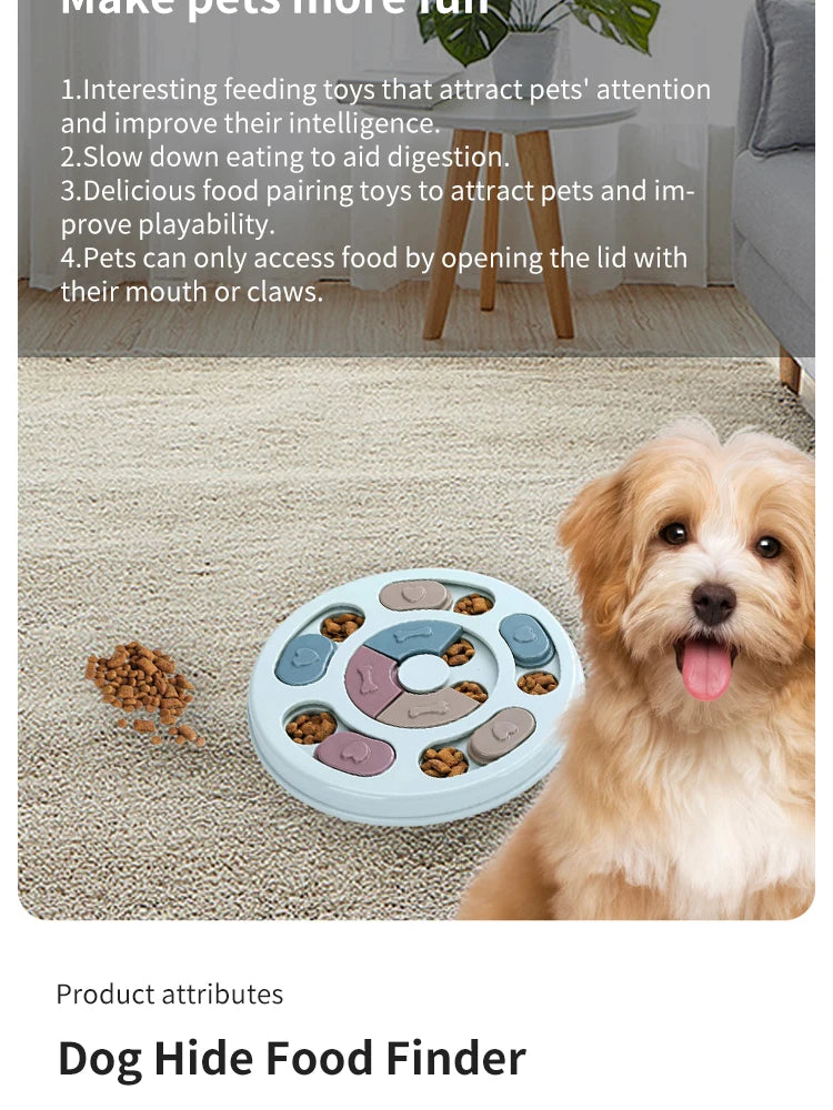 Jouet éducatif pour animaux de compagnie - Distributeur interactif de dressage pour chiens