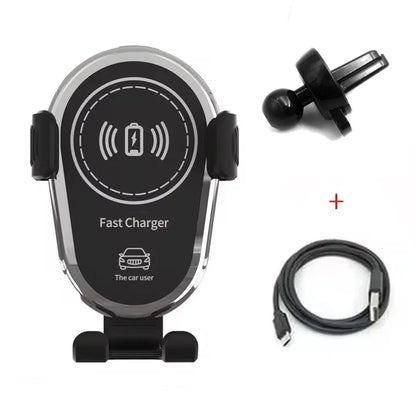 30W Wireless Car Charger - Fast Charging & Secure Mount - Bascora