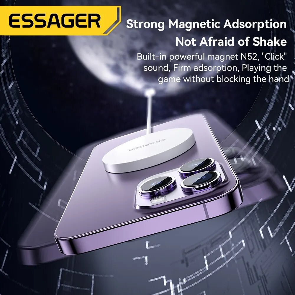 Chargeur magnétique sans fil Essager 15 W - Charge rapide pour iPhone