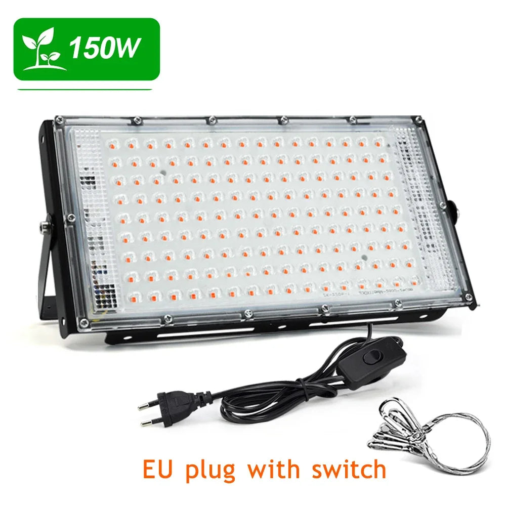 LED Grow Light AC220V - Full Spectrum Phytolamp 50W/100W/150W
