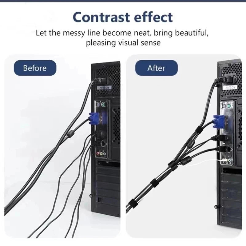 Premium Cable Organizer - 5M Cord Management Solution