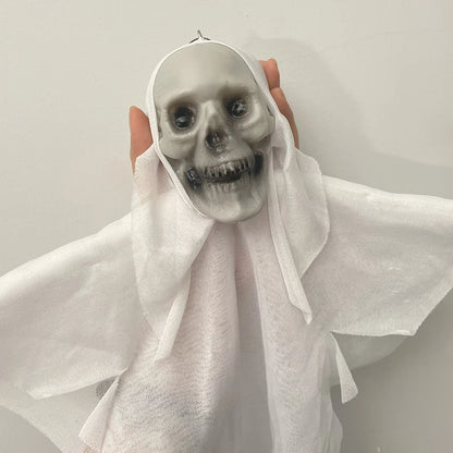Halloween Hanging Skull Skeleton - Ghost Ornament Horror Props - Bascora