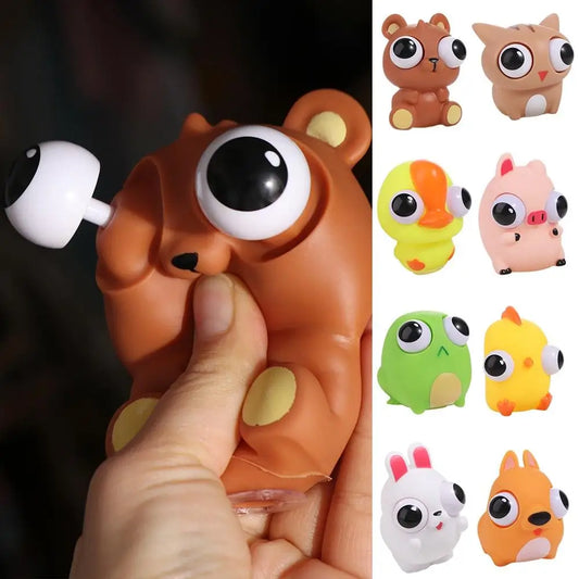 Pop Eye Squeeze Animal Sensory Stress Relief Toy