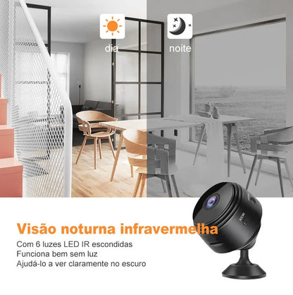 A9 Mini WiFi Security Camera - Wireless Remote Monitoring - Bascora