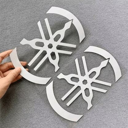 Motorcycle Reflective Laser Letter Stickers - Body Decoration Decals - Bascora