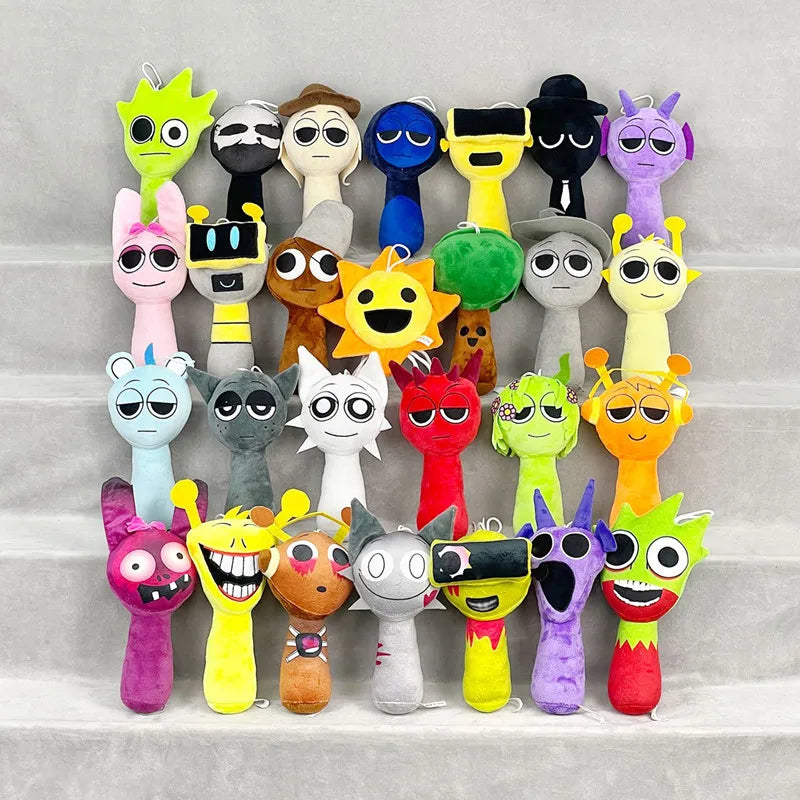 Cartoon Plush Toys - Stuffed Animal Doll Set for Kids