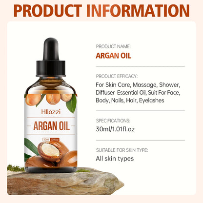 Argan Oil - Nourishing Hair & Body Care Treatment - Bascora