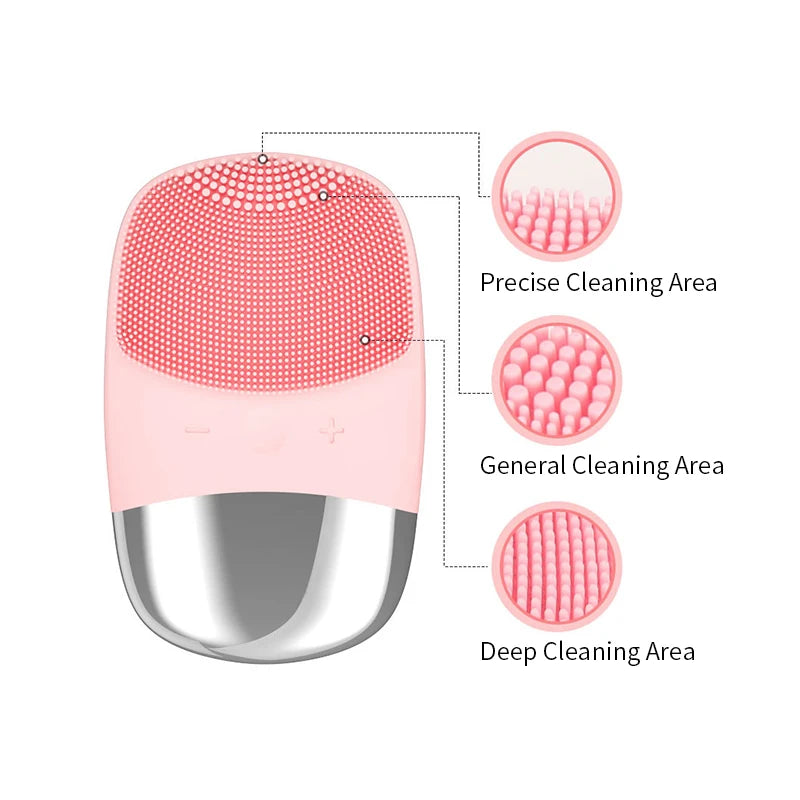 Sonic Electric Face Cleansing Brush - IPX7 Waterproof