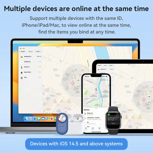 Smart GPS Tracker - Anti-Lost Device for Pets, Keys & Kids