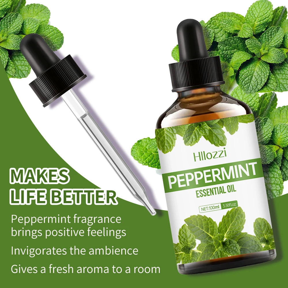 Peppermint Essential Oil - Body Massage & Aromatherapy Oil