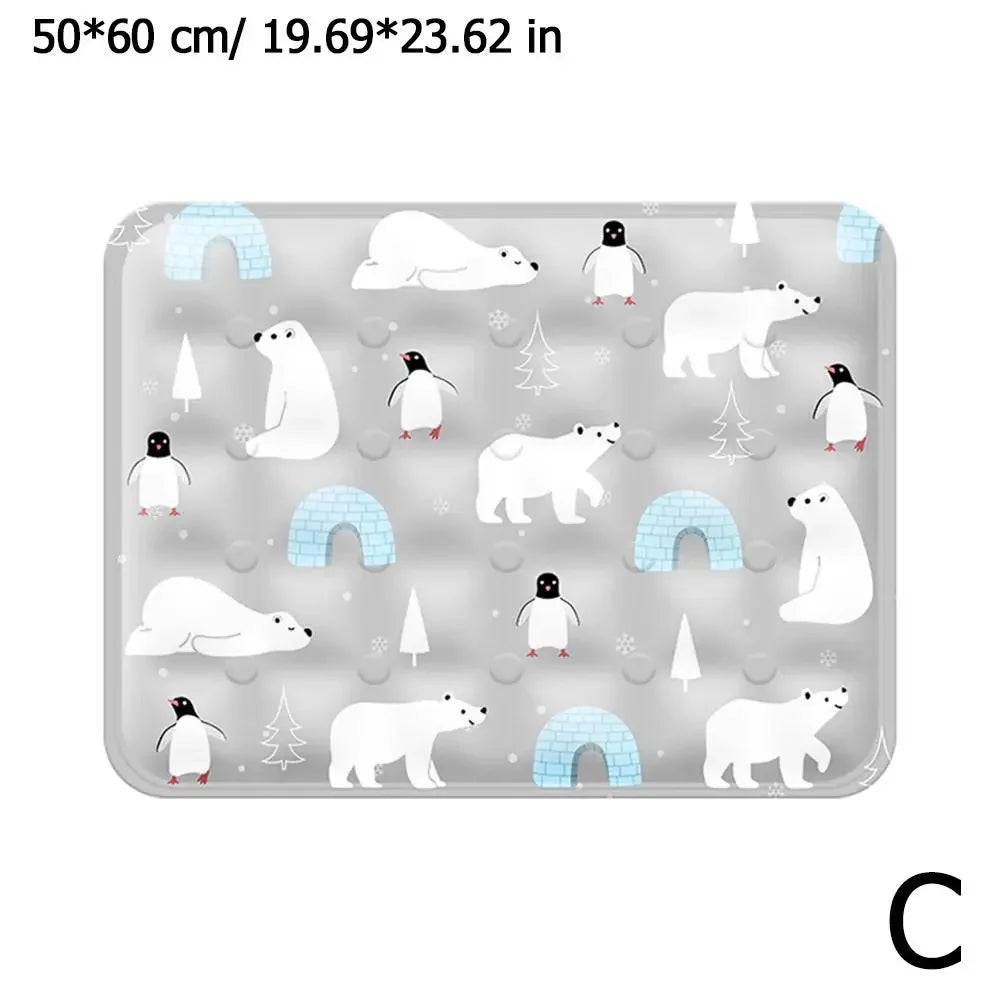 Pet Cooling Mat - Gel Ice Pad for Dogs & Cats