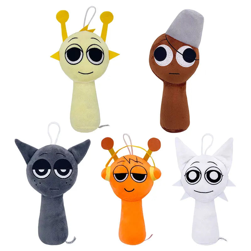 Cartoon Plush Toys - Stuffed Animal Doll Set for Kids