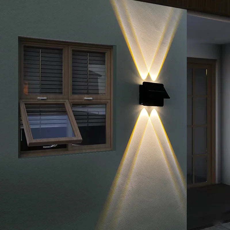 Solar Wall Light - Waterproof LED