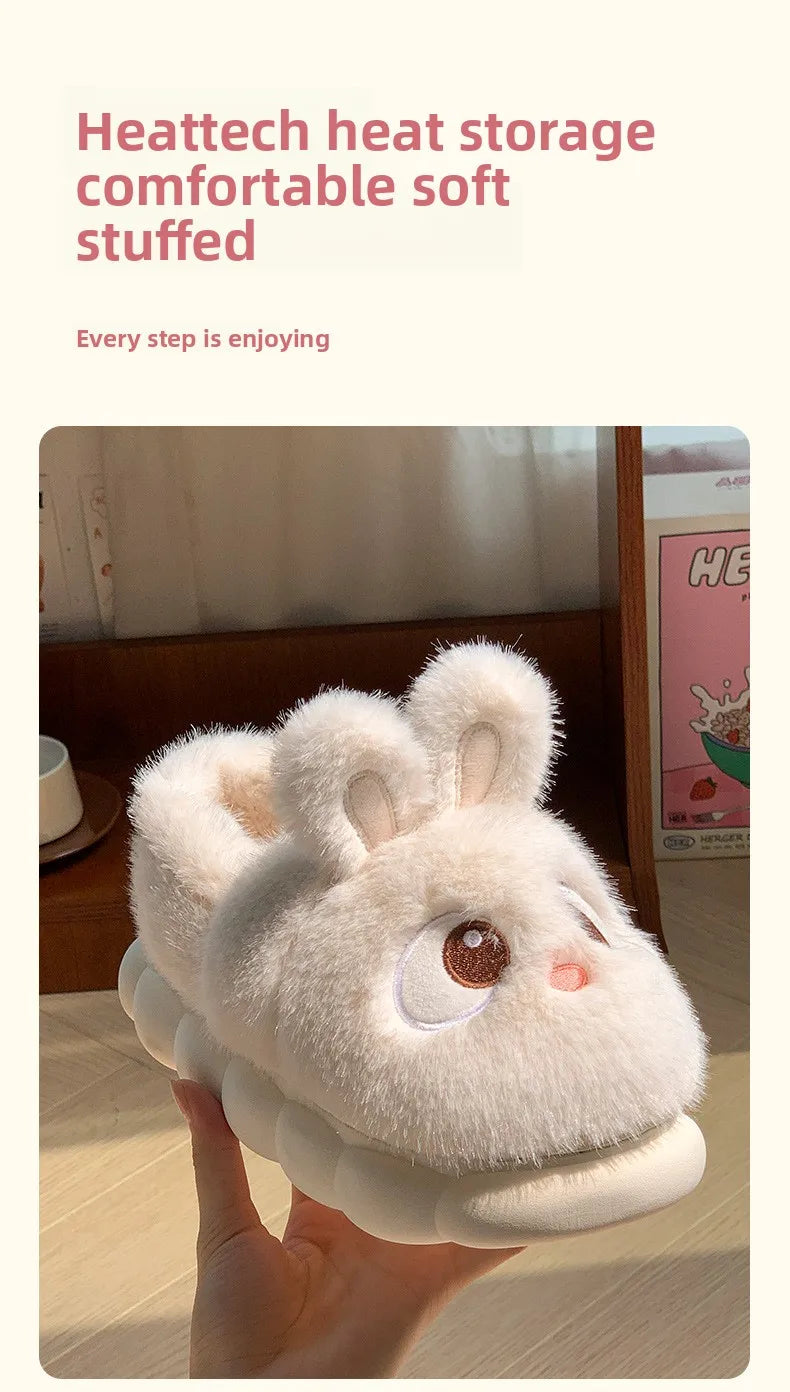 Women's Cotton Slippers - Warm Winter Indoor Shoes
