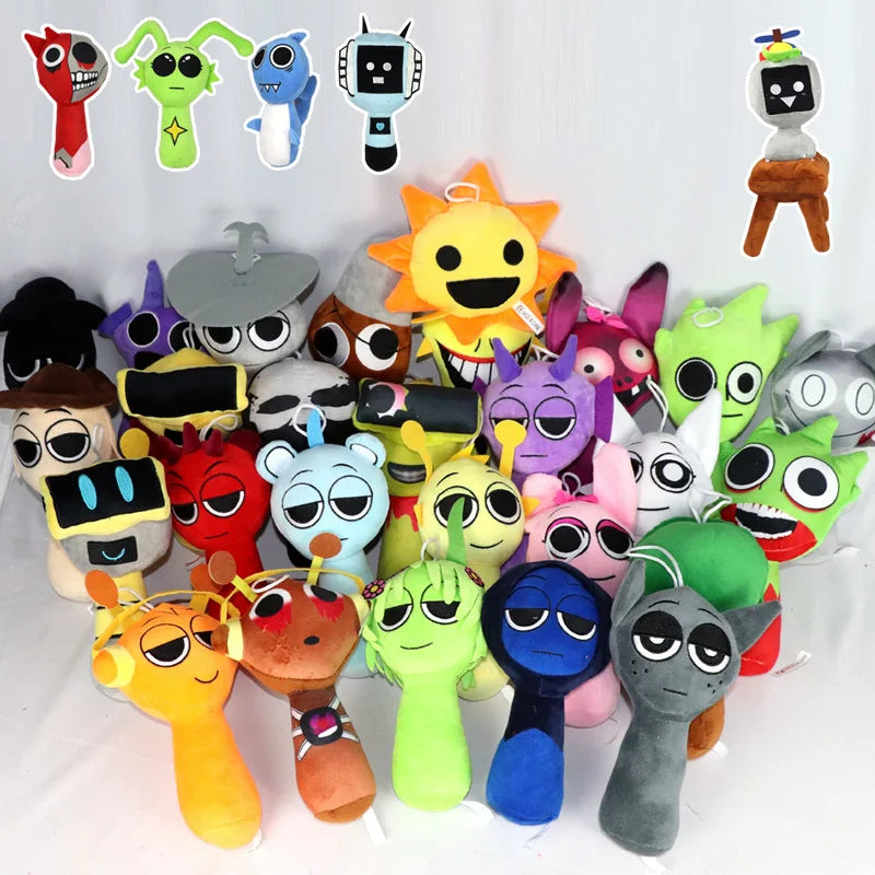 Cartoon Plush Toys - Stuffed Animal Doll Set for Kids