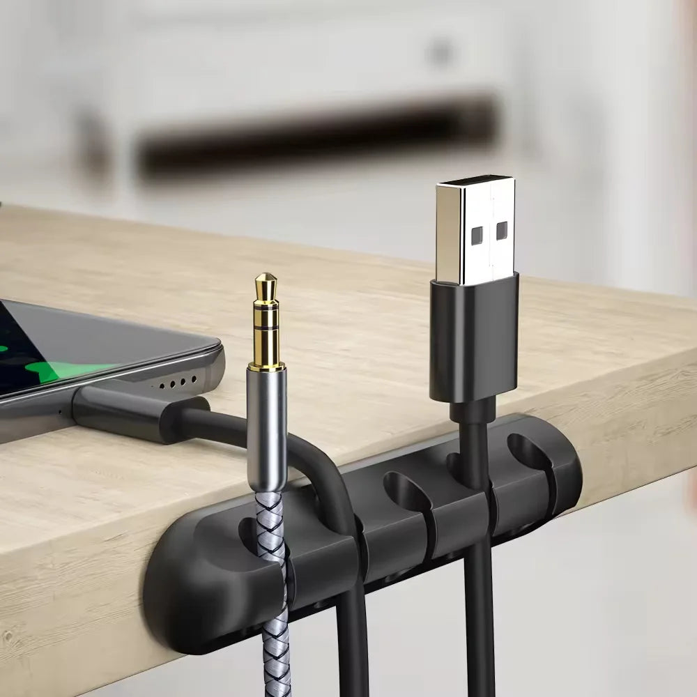 Organisateur de câbles USB et clips de gestion des fils