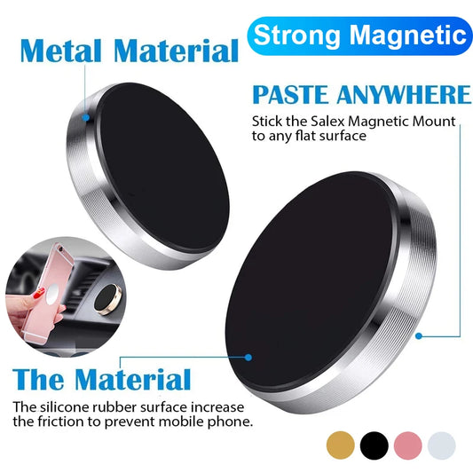Magnetic Phone Car Holder - Universal Mount Bracket for Safe Driving
