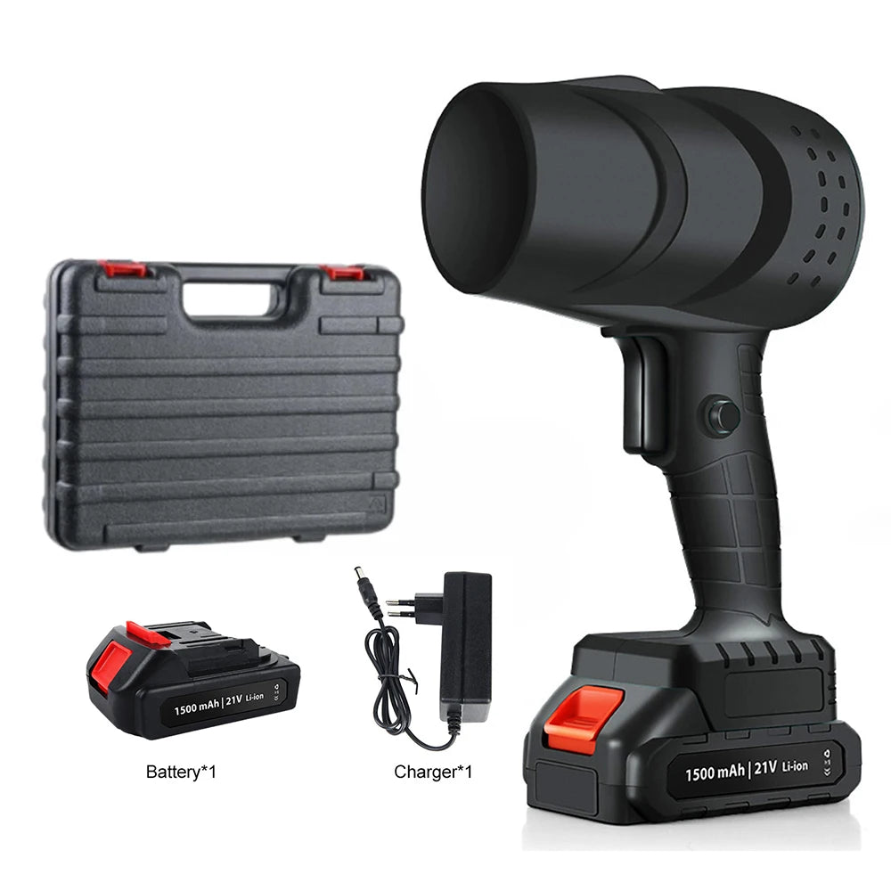 Electric Turbo Fan Blower - 380W Cordless Leaf Blower for 21V Battery