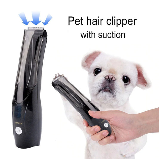 Tondeuse à aspirateur pour animaux de compagnie - Toilettage sans dégâts grâce à l'aspiration