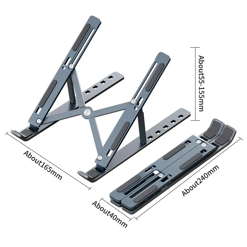 Premium Aluminum Laptop Stand - Professional Grade