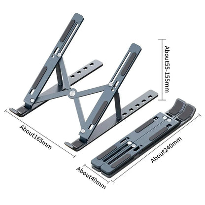 Premium Aluminum Laptop Stand - Professional Grade - Bascora